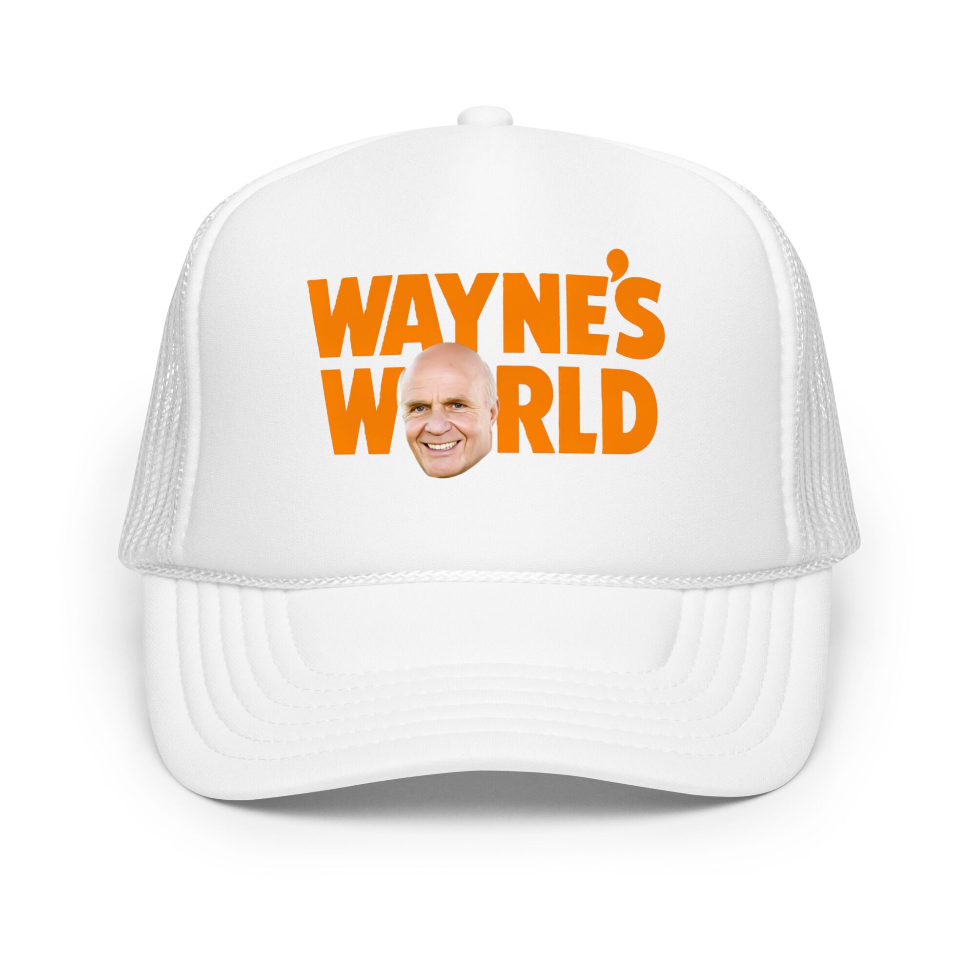 Wayne Dyer's World Foam Trucker Cap – Unisex Inspirational Hat | Good Karma Clothes