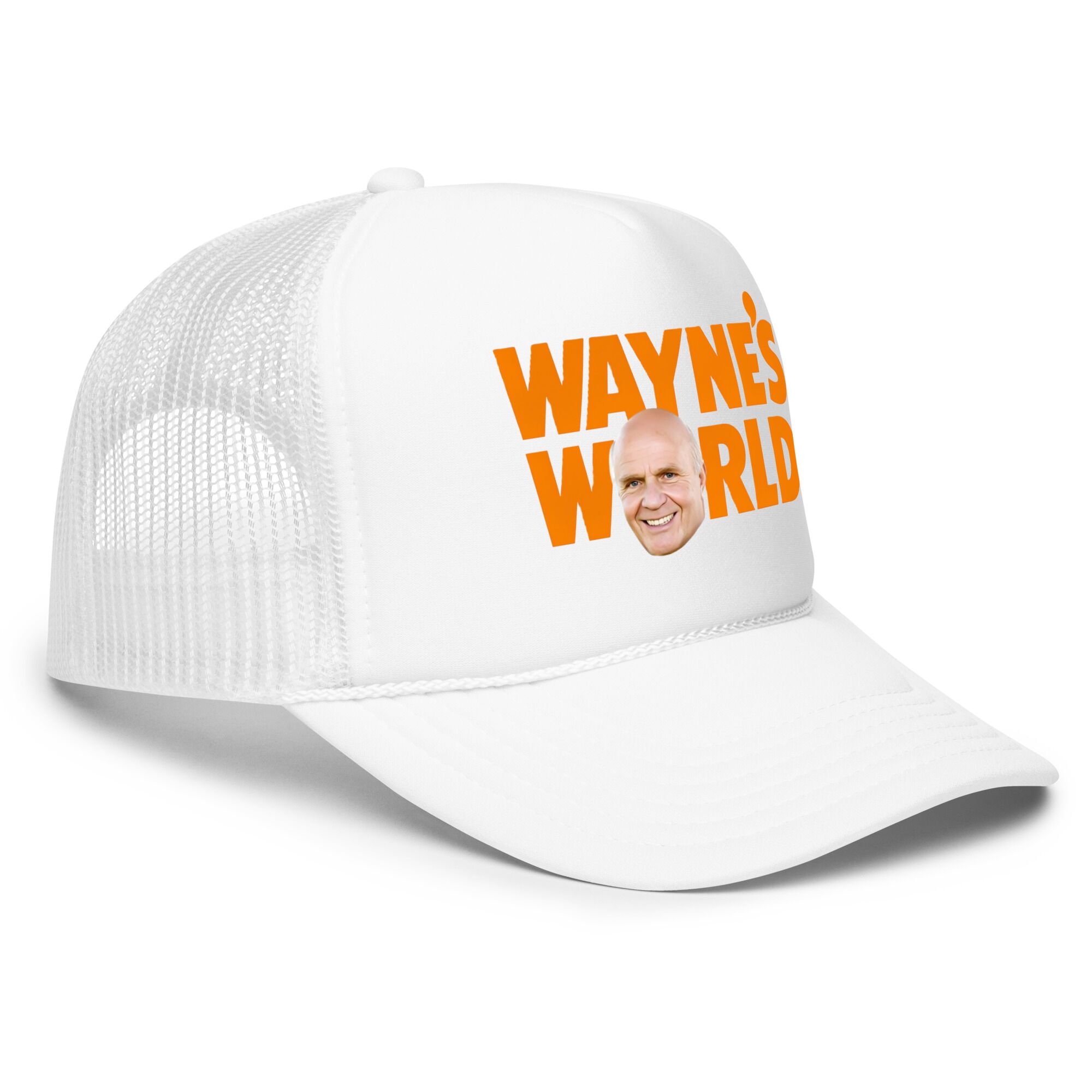 Wayne Dyer's World Foam Trucker Cap – Unisex Inspirational Hat | Good Karma Clothes - Image 2