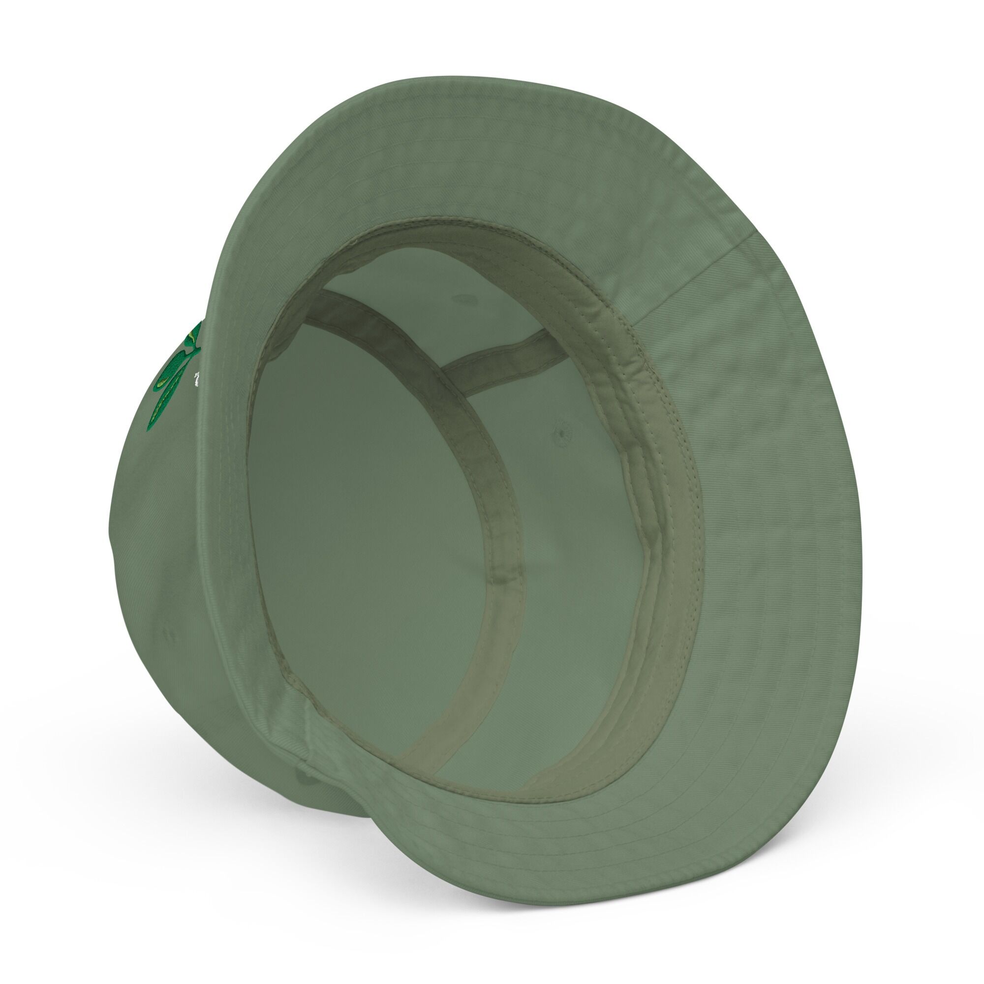 Dr. Sebi Bucket Hat – Unisex Organic Pure Cotton Summer Hat | Herbalist Clothes (White Text) - Image 2