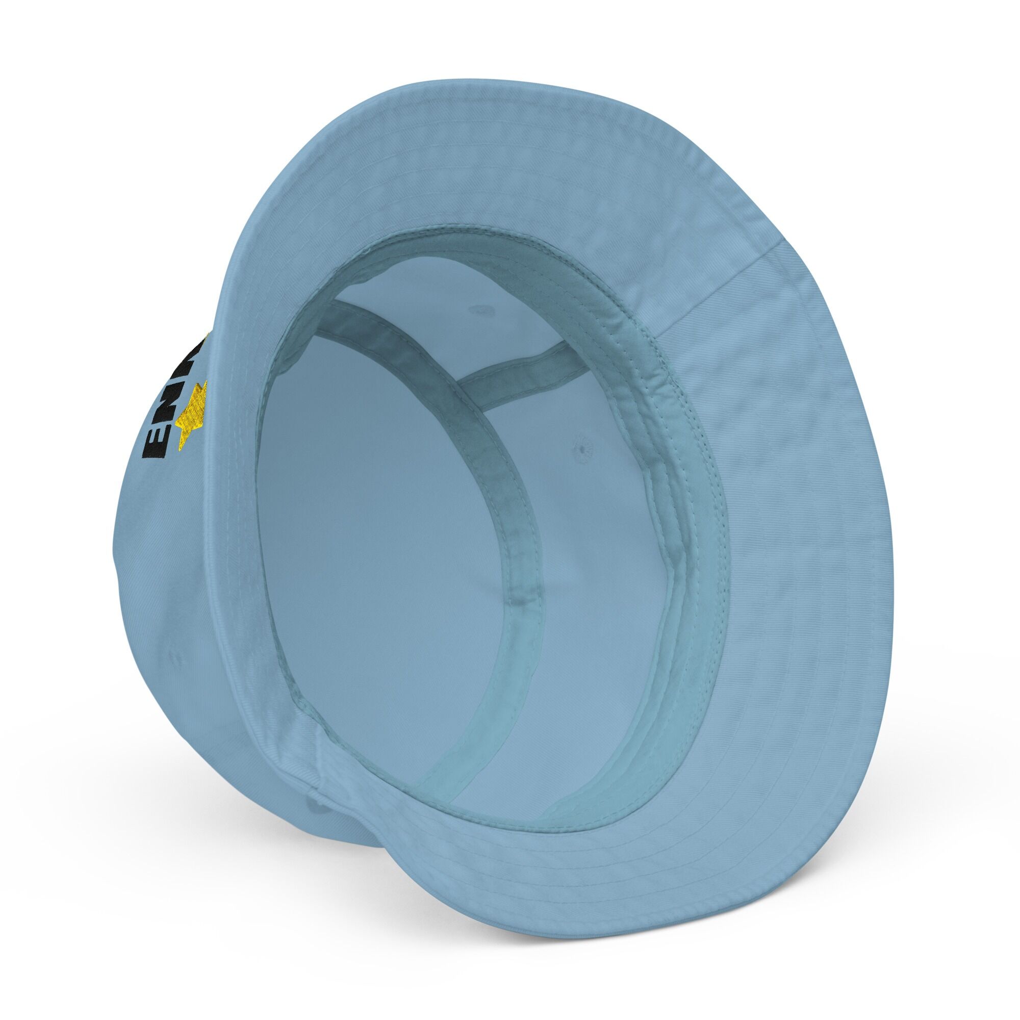 Enki Bucket Hat – Unisex Organic Pure Cotton Summer Hat | Mind Expanding Clothes (Black Text) - Image 14