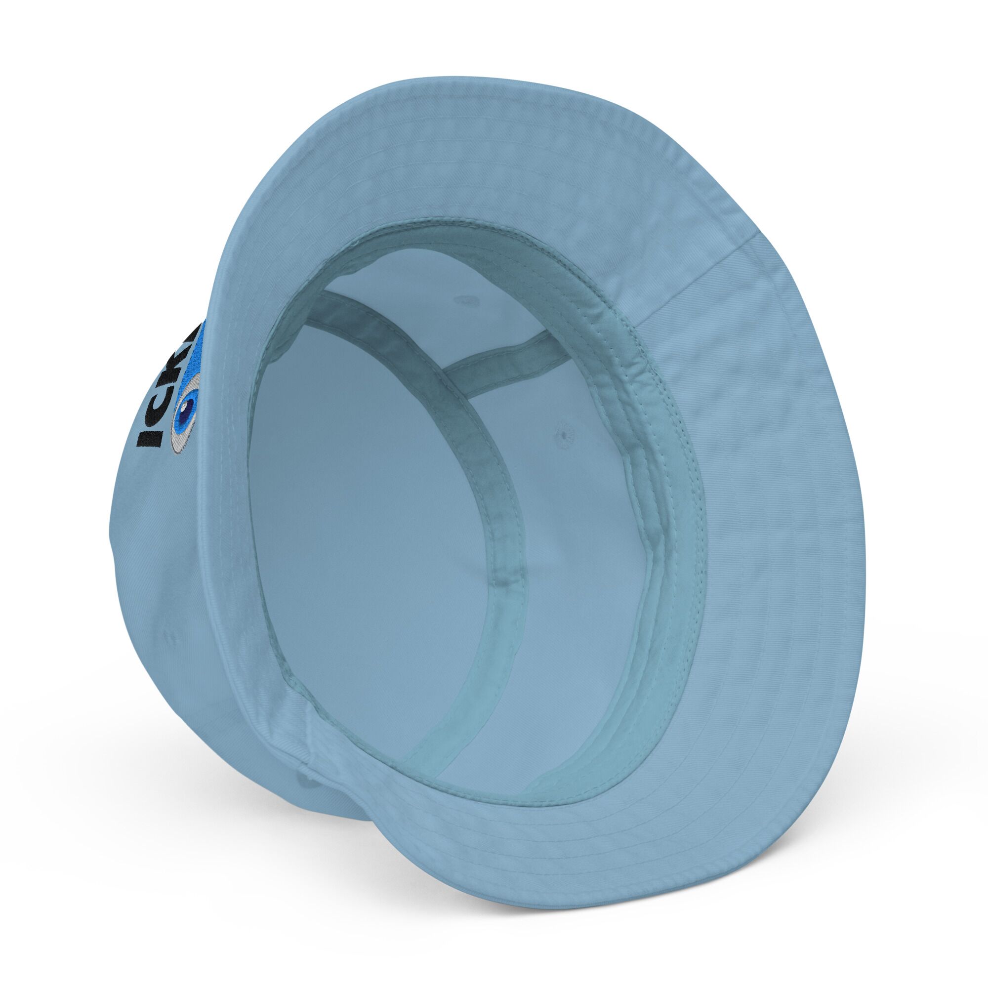 David Icke Bucket Hat – Unisex Organic Pure Cotton Summer Hat (Black Text) - Image 2